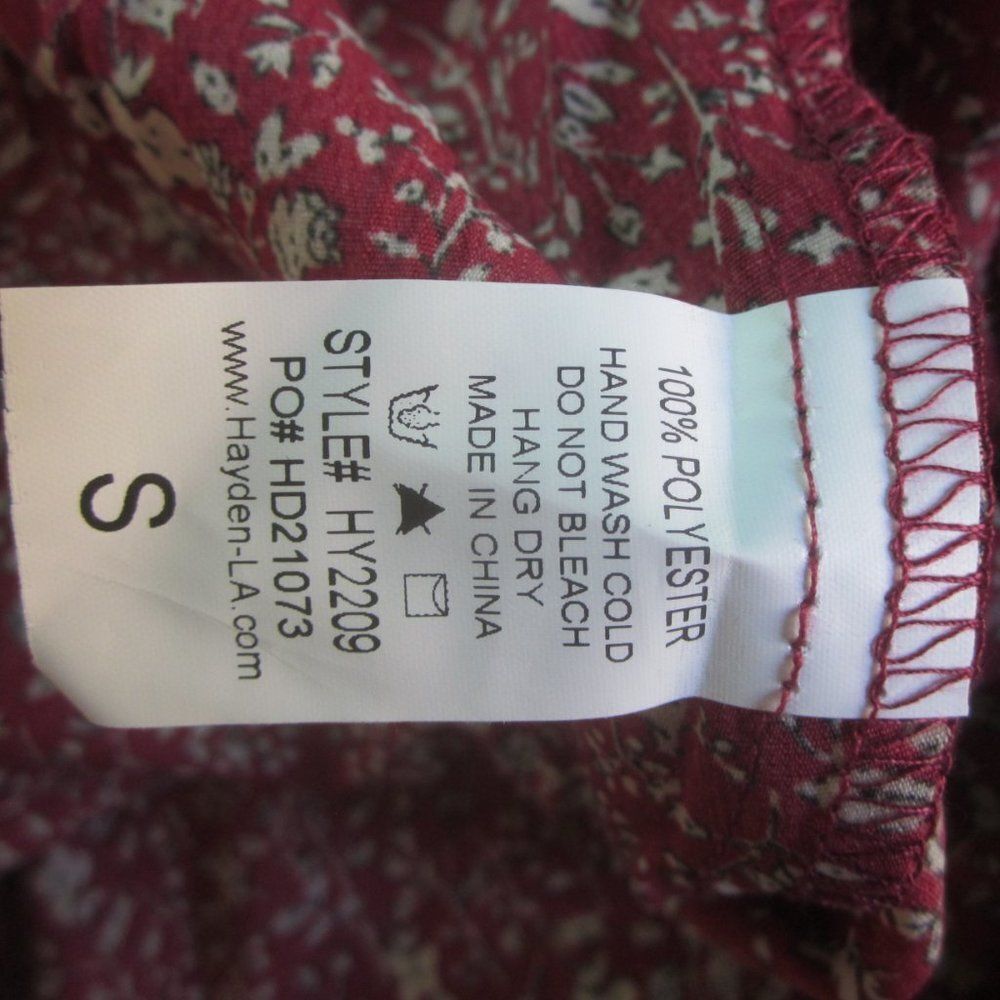 NEW! Hayden Los Angeles Womens Size S Floral Print Midi Modest Prairie Dress - Picture 7 of 14